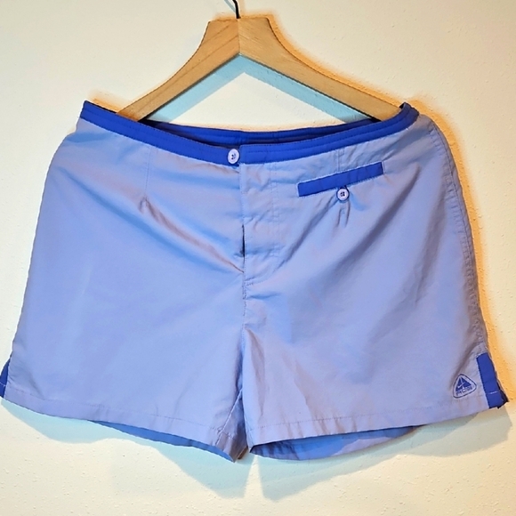 Nike Pants - Nike ACG Women's Blue Swim Sportswear Athletic Shorts Sz. M 8